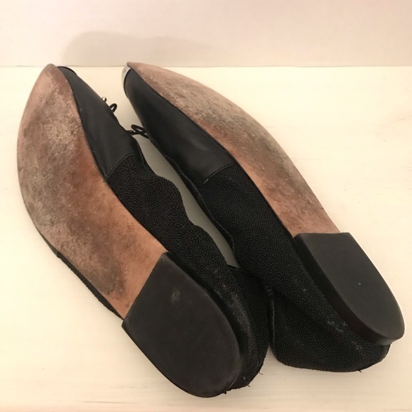 Sam Edelman Fairleigh Leather Cap Toe Ballet Flats - Picture 10 of 12